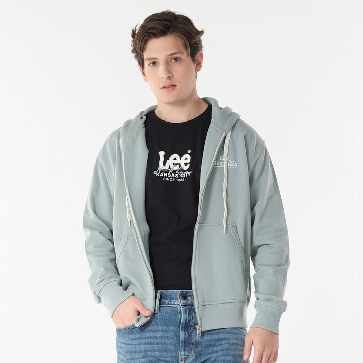 Lee Mens Hoodie Jacket with Zipper