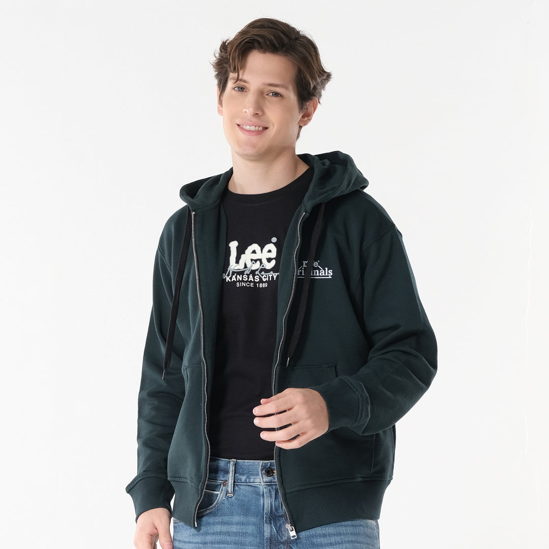 Lee Mens Hoodie Jacket with Zipper