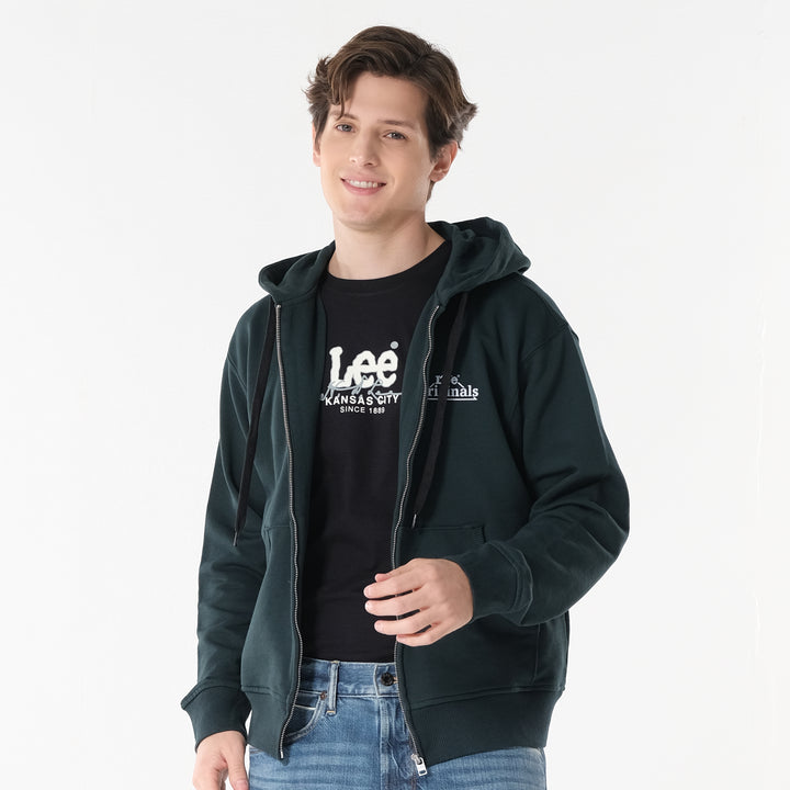 Lee Mens Hoodie Jacket with Zipper