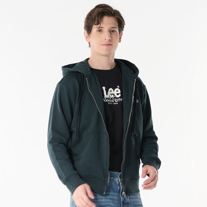 Lee Mens Hoodie Jacket with Zipper