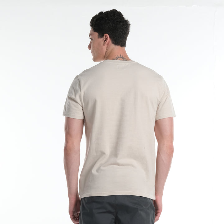 LEE MENS ROUND NECK EMBOSSED LOGO TEE