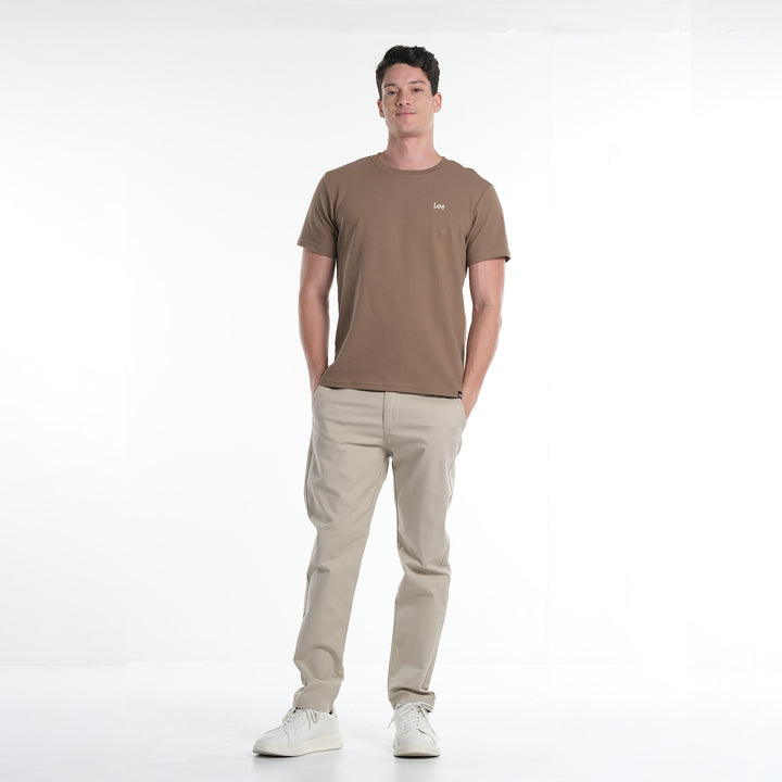 LEE MENS OTTOMAN ROUNDNECK  WITH SMALL LOGO TEE