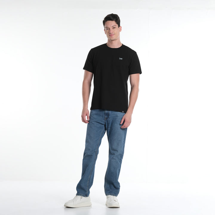 LEE MENS OTTOMAN ROUNDNECK  WITH SMALL LOGO TEE