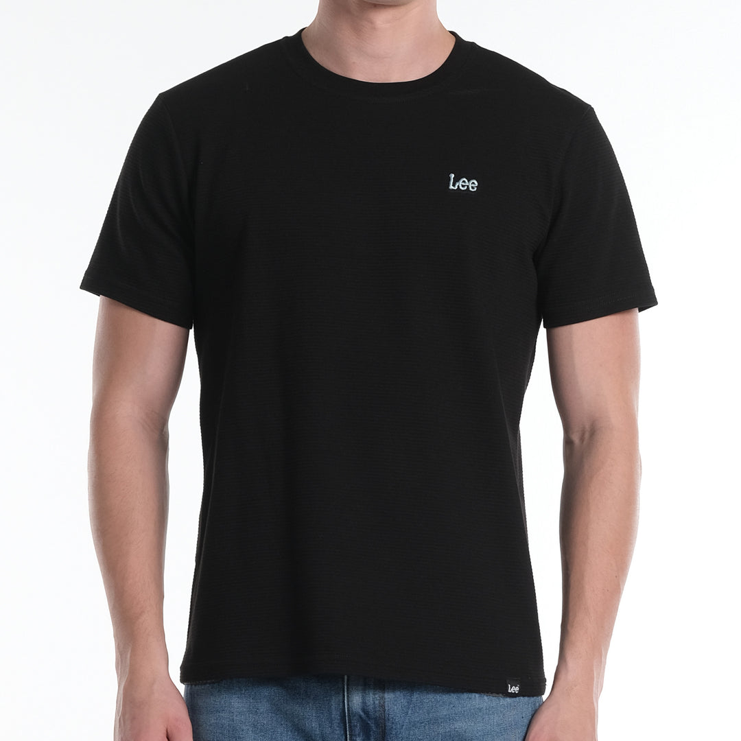 LEE MENS OTTOMAN ROUNDNECK  WITH SMALL LOGO TEE