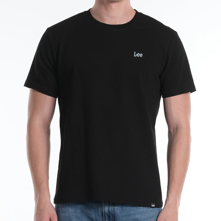 LEE MENS OTTOMAN ROUNDNECK  WITH SMALL LOGO TEE