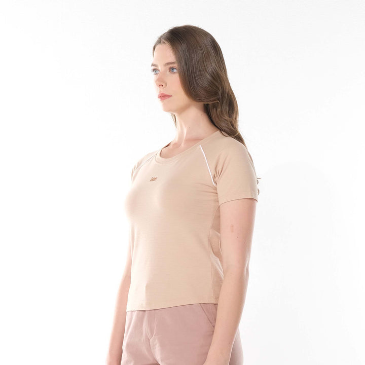 Lee Ladies Raglan Top with Embriodered Logo