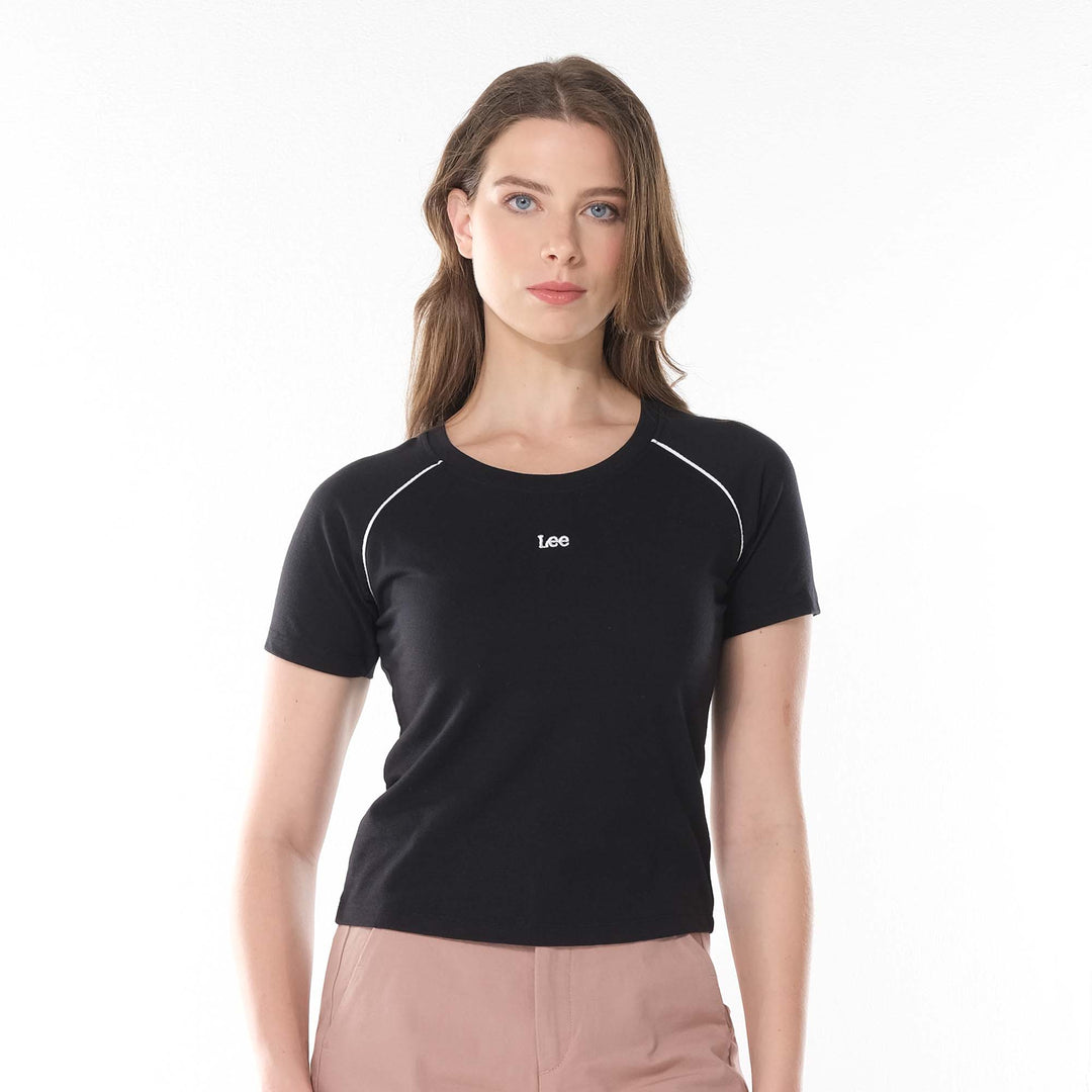 Lee Ladies Raglan Top with Embriodered Logo