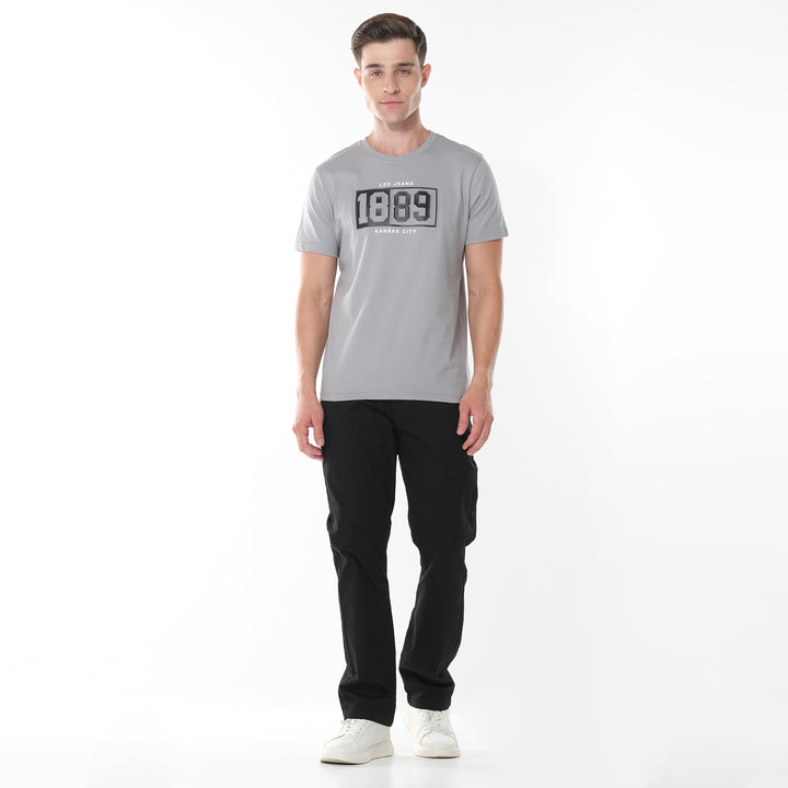 LEE MEN'S 1889 EMBOSSED LOGO TEE