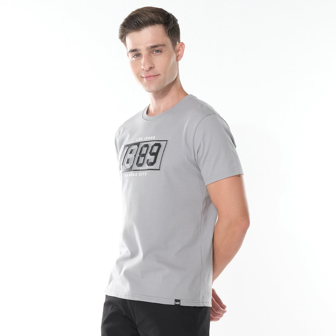 LEE MEN'S 1889 EMBOSSED LOGO TEE