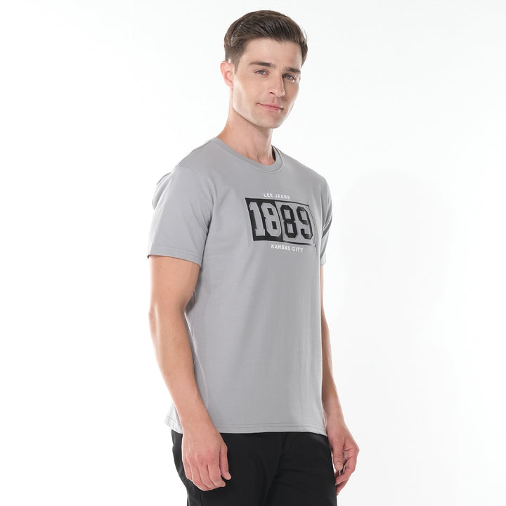 LEE MEN'S 1889 EMBOSSED LOGO TEE