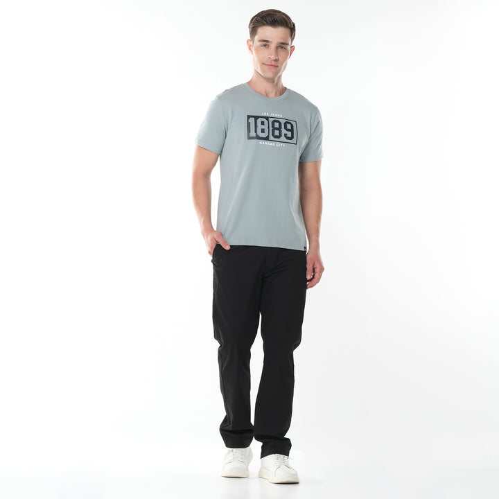 LEE MEN'S 1889 EMBOSSED LOGO TEE