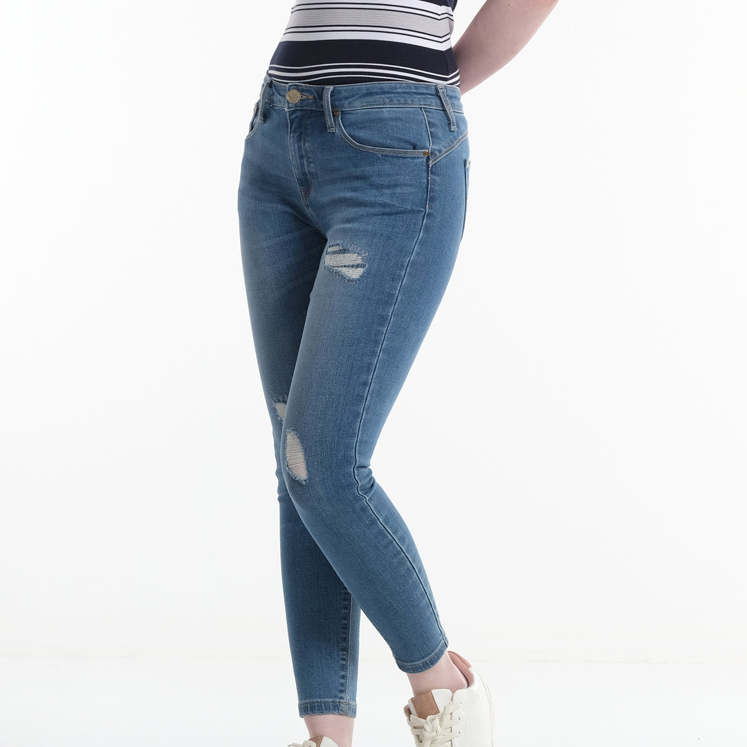 LEE LADIES PANTS SEXY HIGHWAIST 25" INSEAM; SKYLER