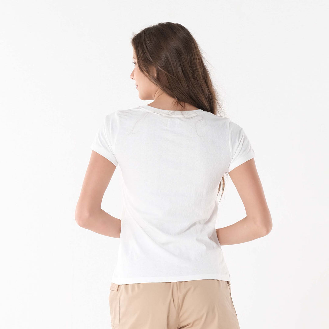 LEE LADIES ROUND NECK WITH SMALL LOGO TEE