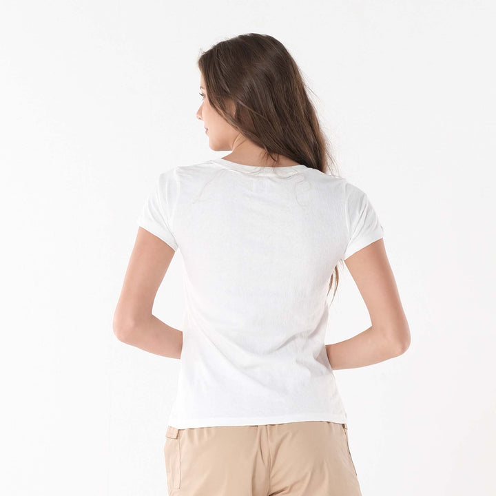 LEE LADIES ROUND NECK WITH SMALL LOGO TEE
