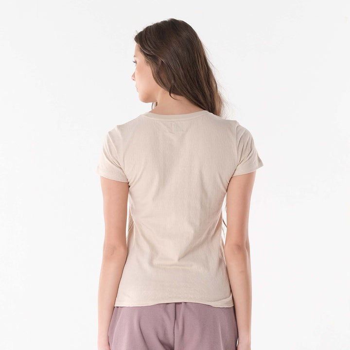 LEE LADIES ROUND NECK WITH SMALL LOGO TEE