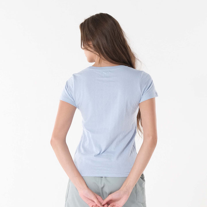 LEE LADIES ROUND NECK WITH SMALL LOGO TEE