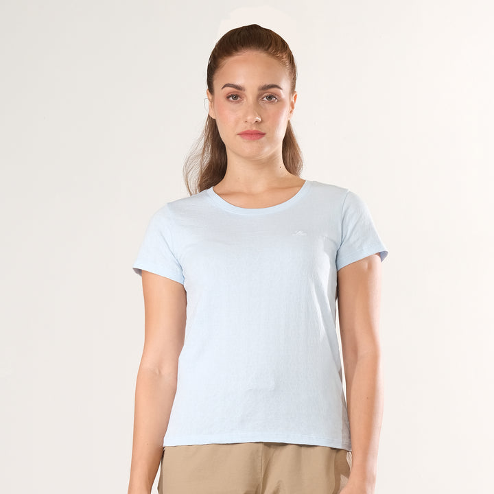 LEE LADIES ROUND NECK WITH SMALL LOGO TEE
