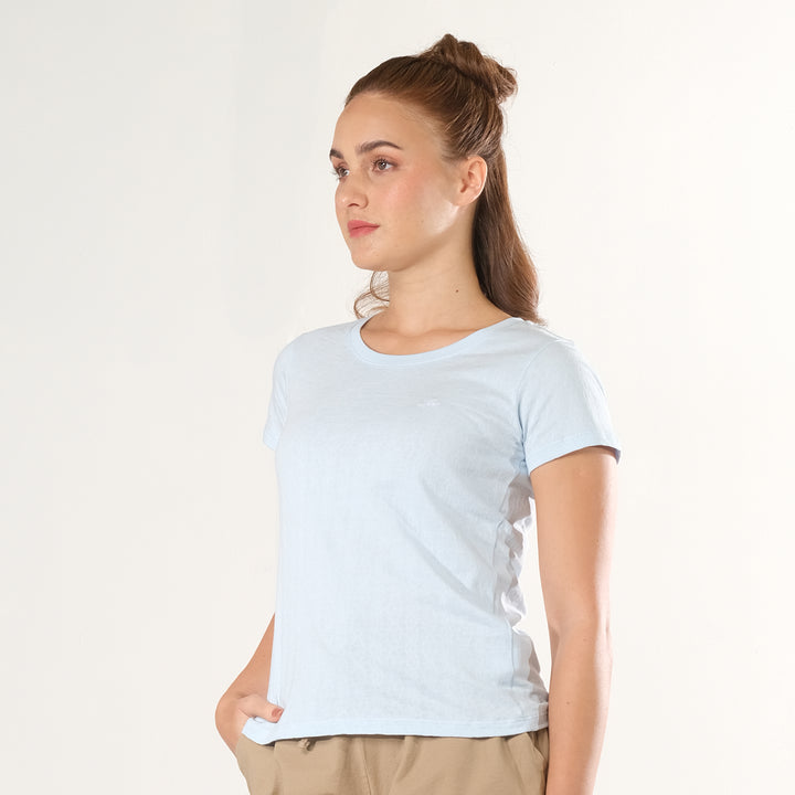 LEE LADIES ROUND NECK WITH SMALL LOGO TEE