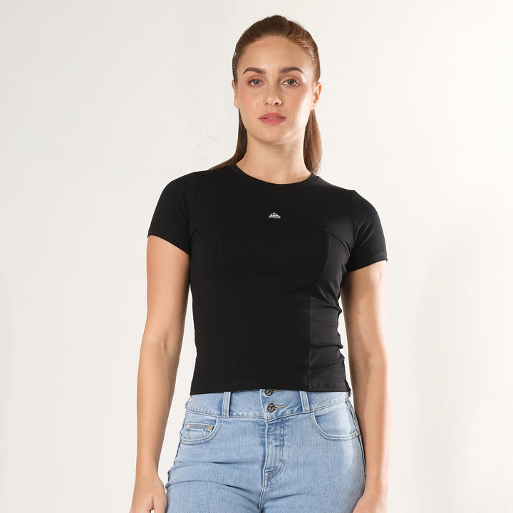 LEE LADIES MODIFIED SEMI CROP TEE