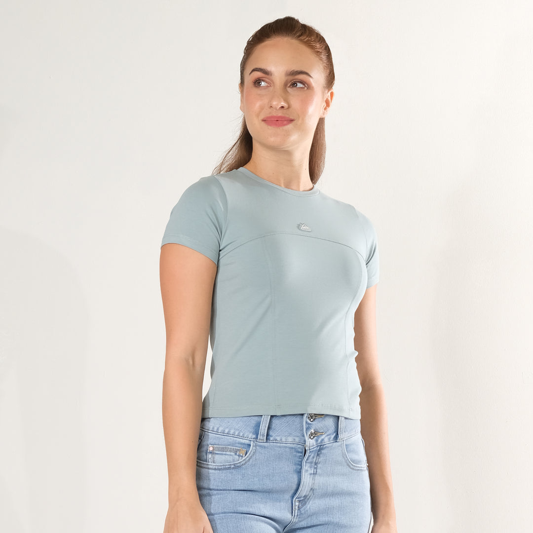 LEE LADIES MODIFIED SEMI CROP TEE