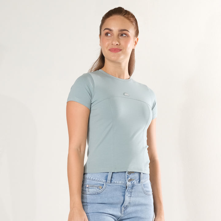 LEE LADIES MODIFIED SEMI CROP TEE