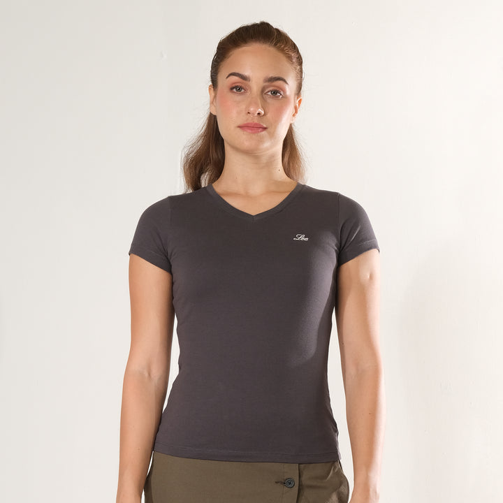 LEE LADIES V-NECK TOP