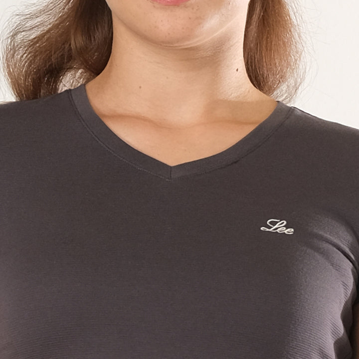 LEE LADIES V-NECK TOP