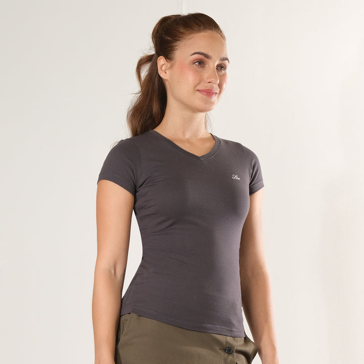 LEE LADIES V-NECK TOP