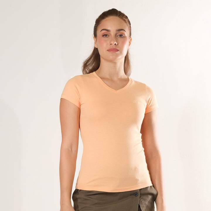 LEE LADIES V-NECK TOP
