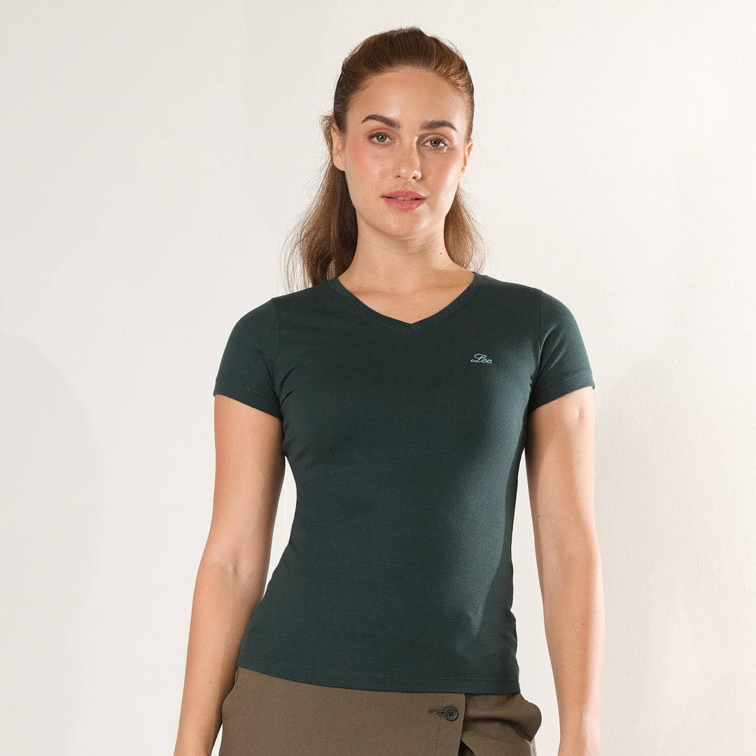 LEE LADIES V-NECK TOP