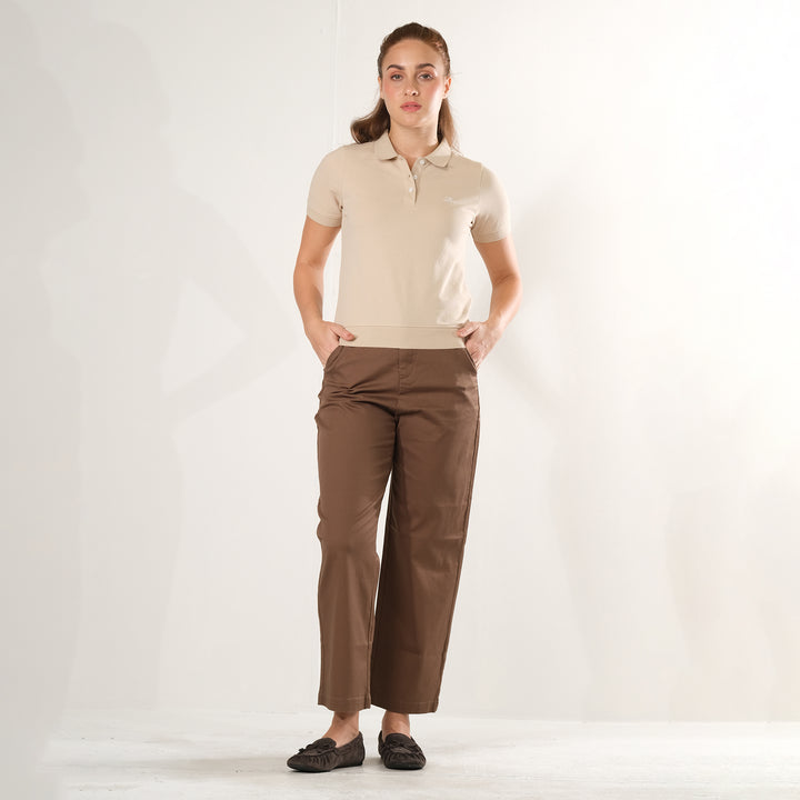 LEE LADIES SCRIPT LOGO POLO SHIRT
