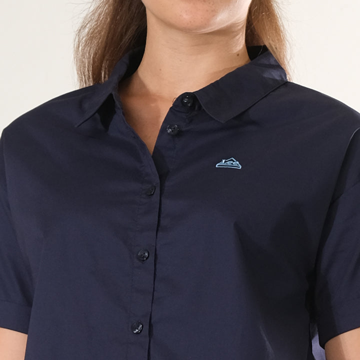 LEE LADIES LOGO SCRIPT BUTTON DOWN POLO