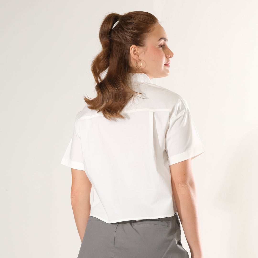 LEE LADIES LOGO SCRIPT BUTTON DOWN POLO