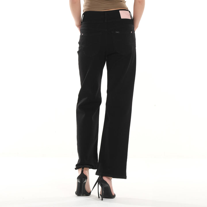 LEE LADIES SHAPE MAGIC JEANS A-LINE WIDE IN RINSE WASH