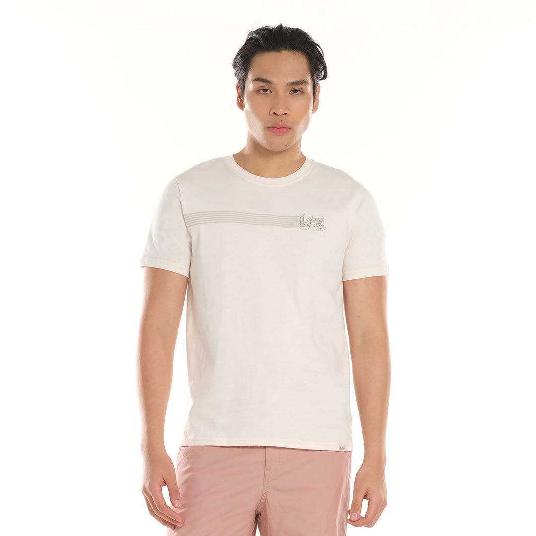 LEE MENS ROUNDNECK SMALL LOGO TEE