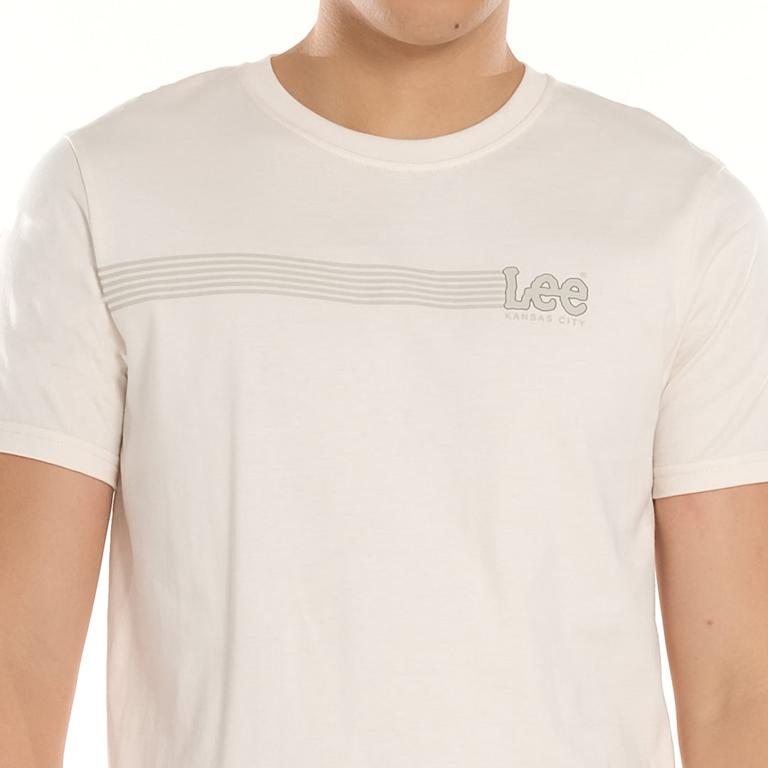 LEE MENS ROUNDNECK SMALL LOGO TEE