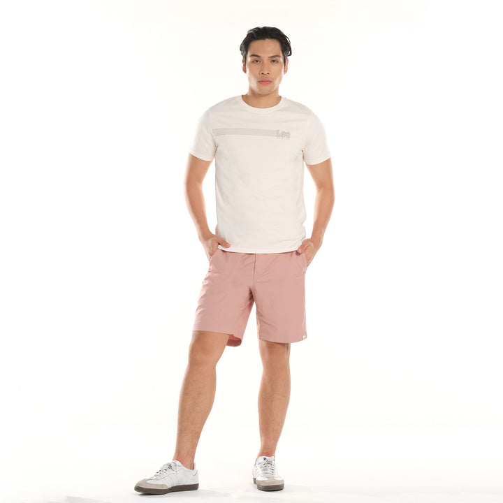 LEE MENS ROUNDNECK SMALL LOGO TEE