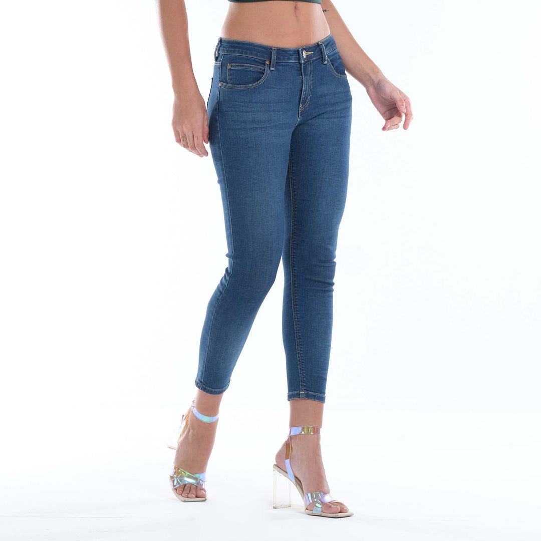 Lee Ladies High Waist Cropped Jeans