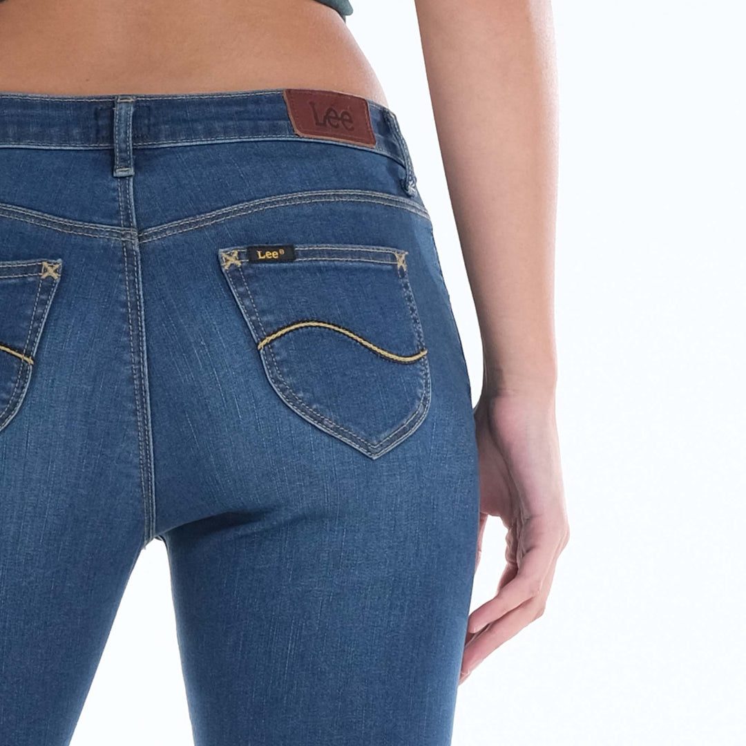 Lee Ladies High Waist Cropped Jeans