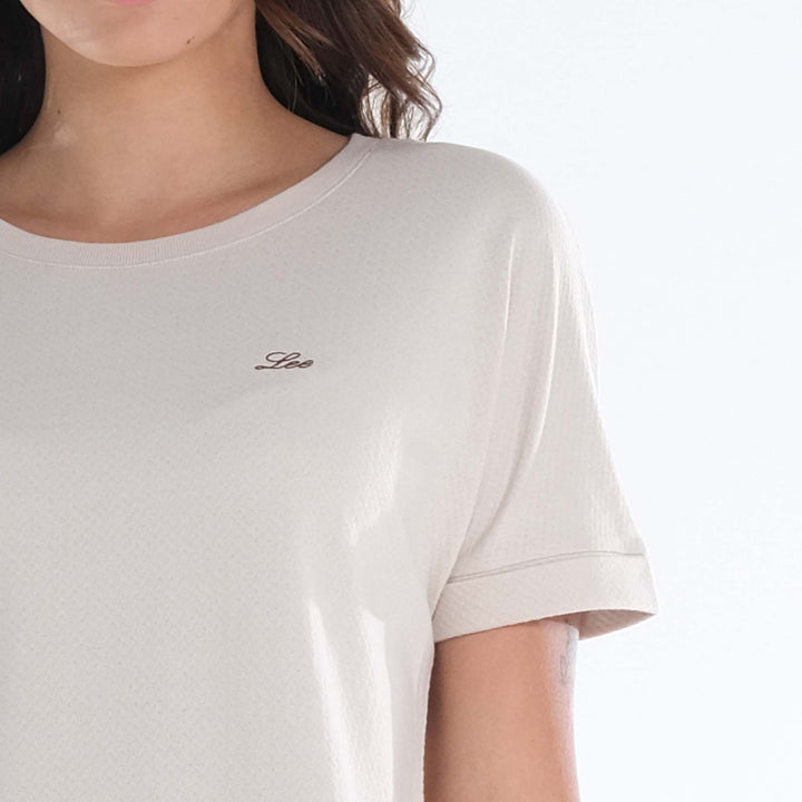 LEE LADIES ROUNNECK WITH WAISTBAND & CUFF