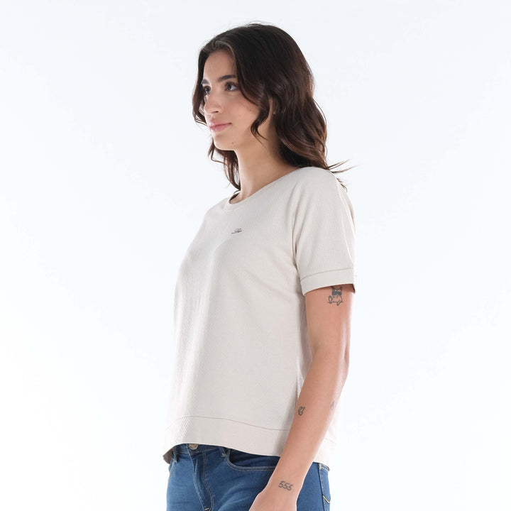 LEE LADIES ROUNNECK WITH WAISTBAND & CUFF
