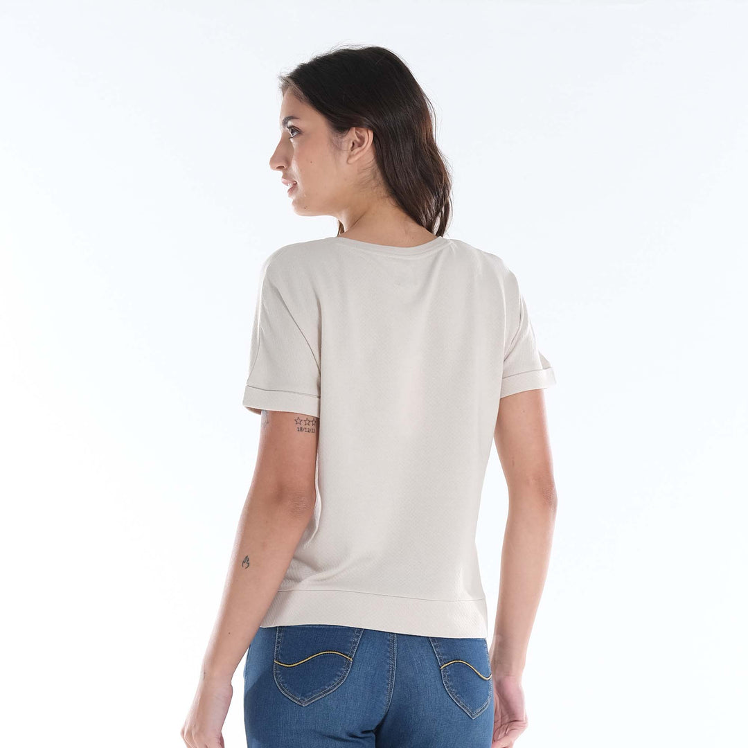 LEE LADIES ROUNNECK WITH WAISTBAND & CUFF