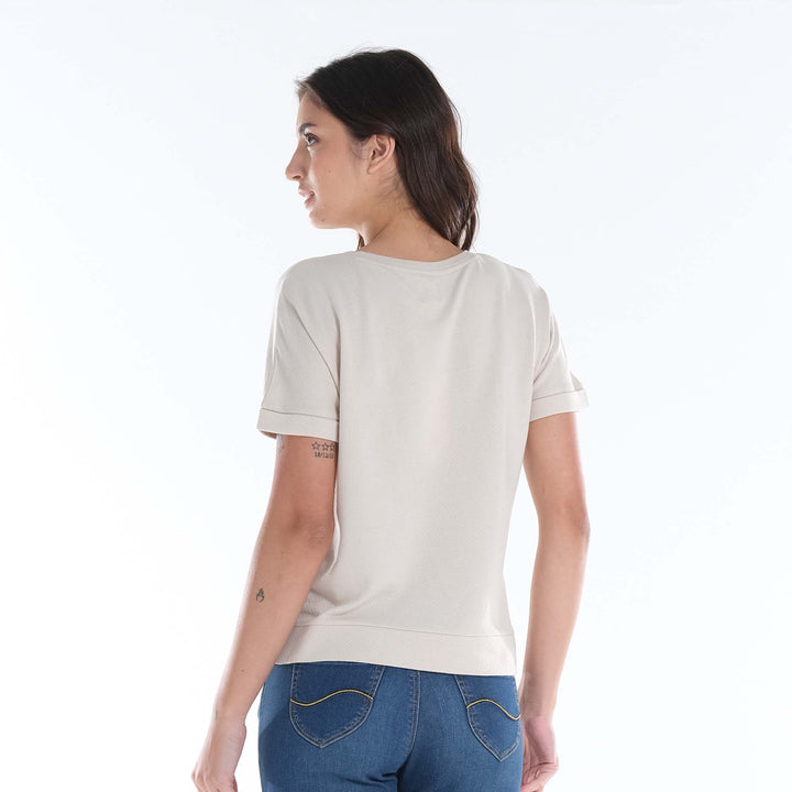 LEE LADIES ROUNNECK WITH WAISTBAND & CUFF