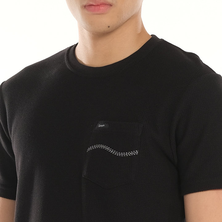LEE MENS ROUNDNECK POCKET TEE