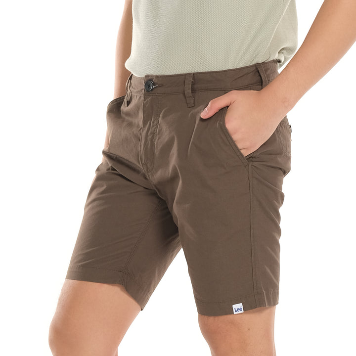 MENS COTTON TWILL CHINO SHORTS