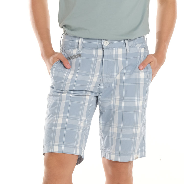LEE MENS CHECKERED SHORTS