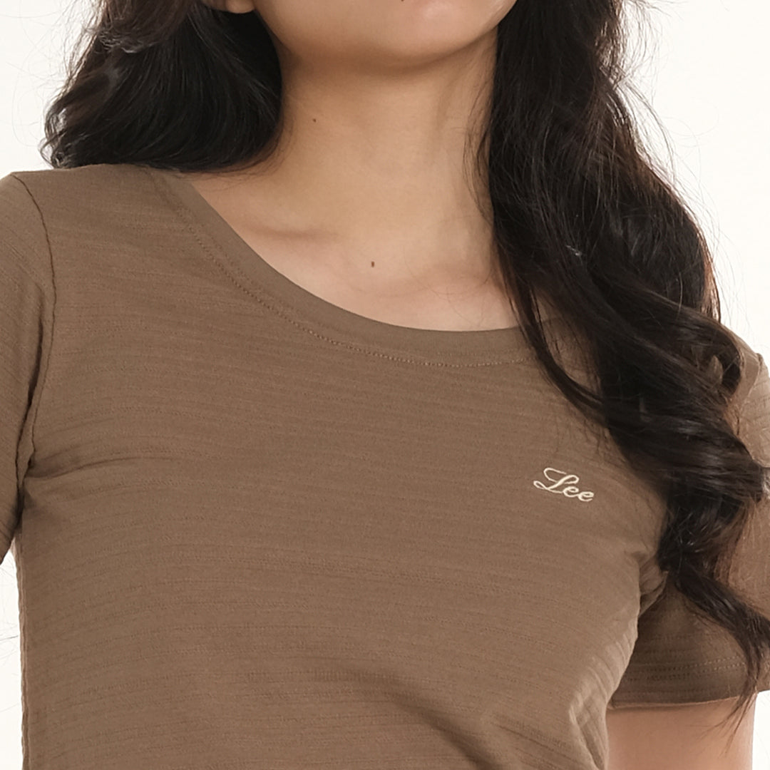 Lee Ladies Embroidered Logo Tee