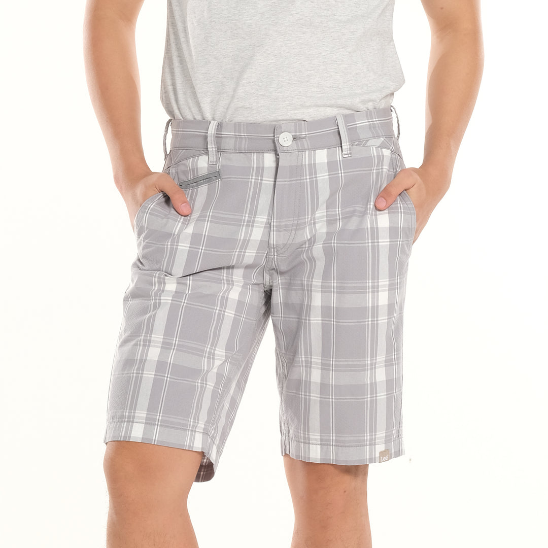 LEE MENS CHECKERED SHORTS