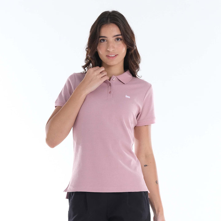 LEE LADIES CLASSIC SPORTSHIRT WITH SMALL PATCHED LOGO