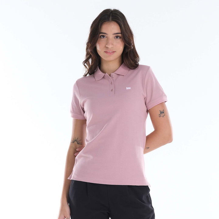 LEE LADIES CLASSIC SPORTSHIRT WITH SMALL PATCHED LOGO